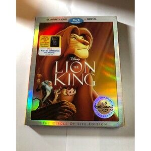 The Lion King (Blu-ray/DVD, 2017, 2-Disc Set, Include Digital Copy 2017)